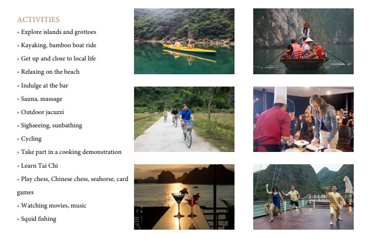 Activities-orchid-trendy-cruise-halong-bay